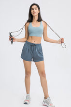 Load image into Gallery viewer, Banded Waist Active Shorts With Pockets