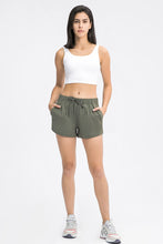 Load image into Gallery viewer, Banded Waist Active Shorts With Pockets
