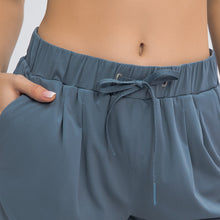 Load image into Gallery viewer, Banded Waist Active Shorts With Pockets