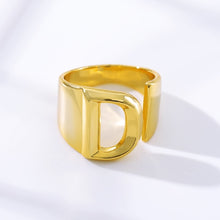 Load image into Gallery viewer, Gold Initial Rings