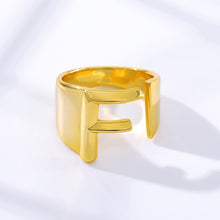 Load image into Gallery viewer, Gold Initial Rings