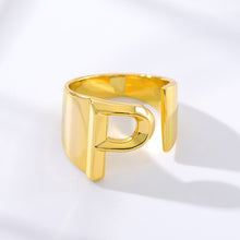 Load image into Gallery viewer, Gold Initial Rings