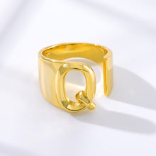 Load image into Gallery viewer, Gold Initial Rings