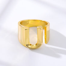 Load image into Gallery viewer, Gold Initial Rings