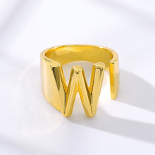 Load image into Gallery viewer, Gold Initial Rings