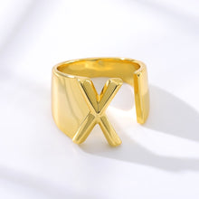 Load image into Gallery viewer, Gold Initial Rings