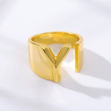 Load image into Gallery viewer, Gold Initial Rings