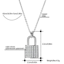 Load image into Gallery viewer, Luxury Padlock Pendant
