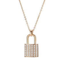 Load image into Gallery viewer, Luxury Padlock Pendant

