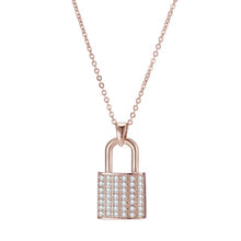 Load image into Gallery viewer, Luxury Padlock Pendant
