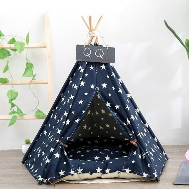 Pet Teepee With Thick Cushion