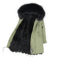 Load image into Gallery viewer, Long Fox Fur Parka
