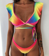 Load image into Gallery viewer, Beach Ruffled Bow
