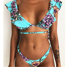 Load image into Gallery viewer, Beach Ruffled Bow
