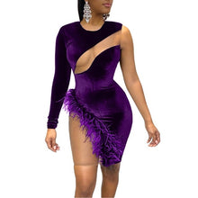 Load image into Gallery viewer, Velvet Mini Dress
