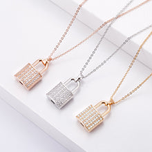 Load image into Gallery viewer, Luxury Padlock Pendant
