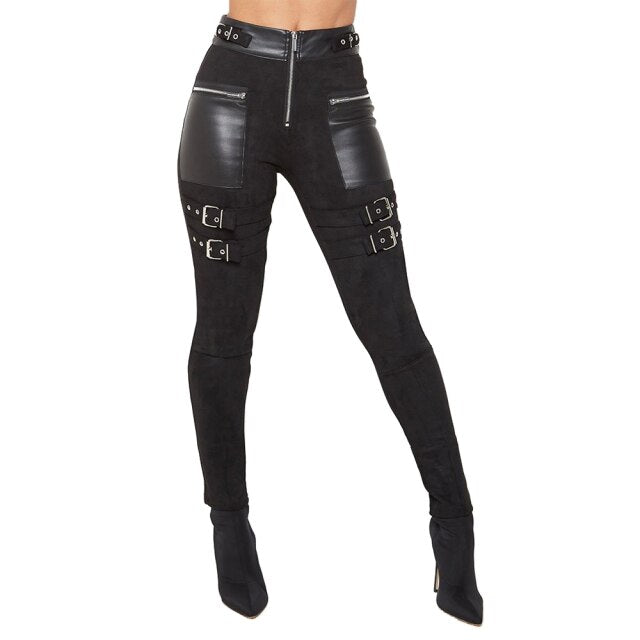 Faux Leather Skinny Pants