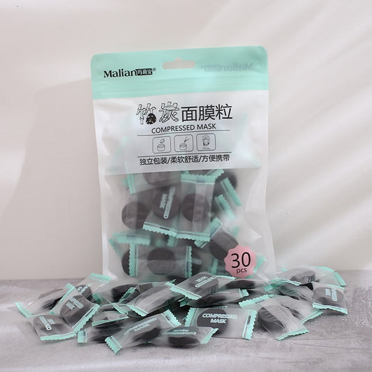 30Pcs/bag Bamboo Charcoal Mask